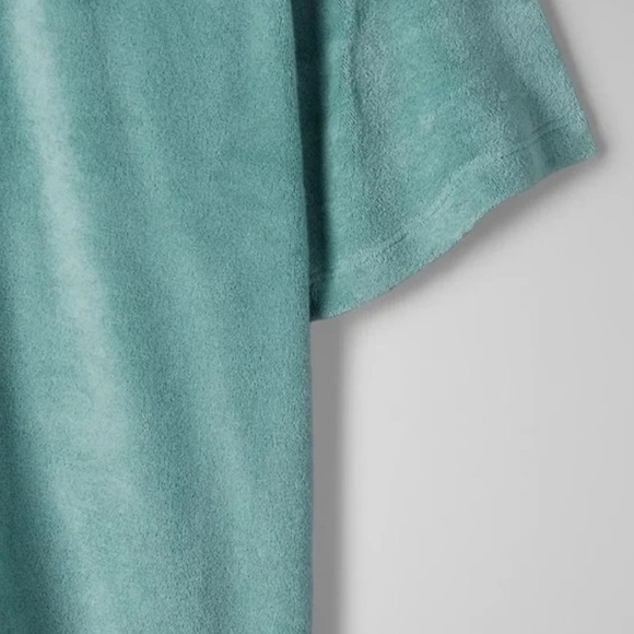 Aritzia wilfred sz XS free popsicle terry cloth polo - Picture 4 of 5